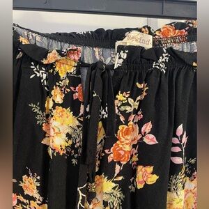 Off the shoulder floral blouse